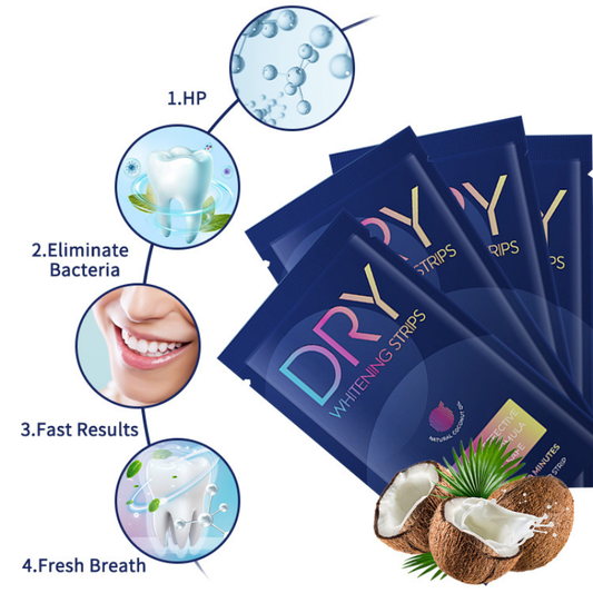 Dry Whitening Strips | Visibly Whiter Teeth From the Very First Use